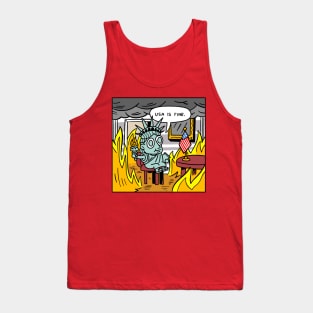 USA is fine Tank Top